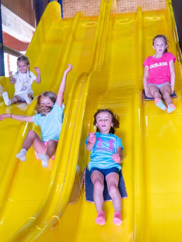 indoor slide at hotel Tuxerhof