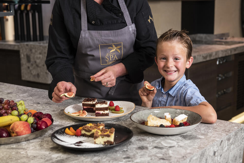 Kinderbuffet Familienurlaub im Zillertal