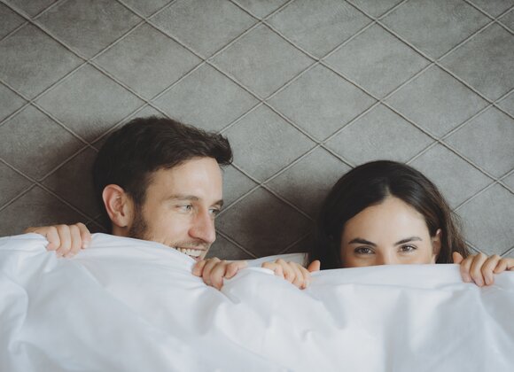 Pärchen im Kuschelzimmer