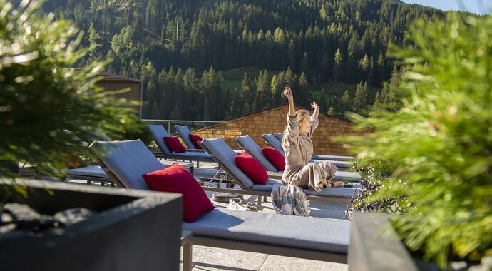 sun terrace Tuxerhof