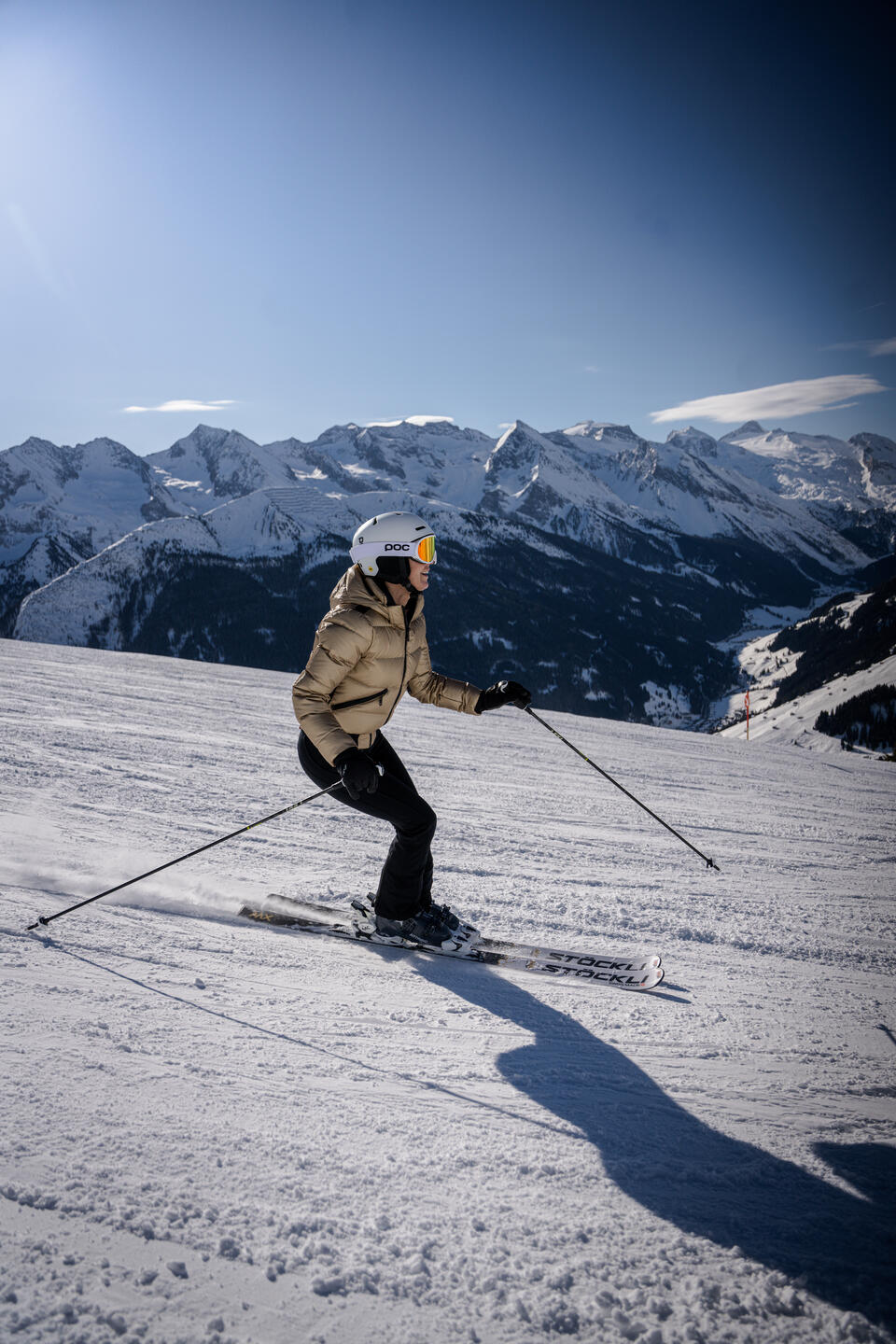 fun on the slopes on a skiing holiday in the Zillertal