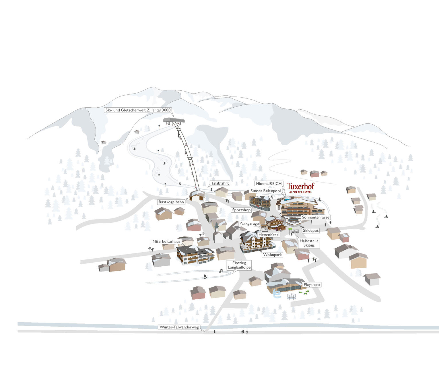 location map Tuxerhof