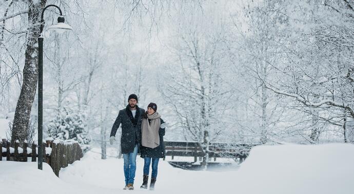 winter hike in Tux