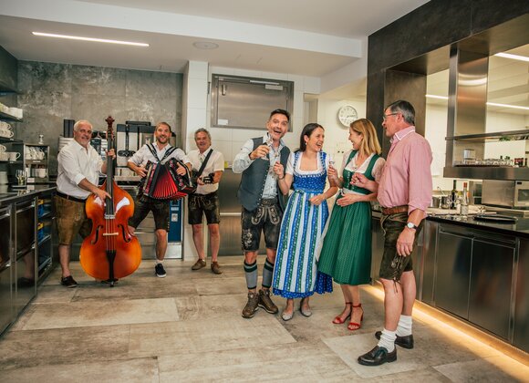 kitchen party at the 5-star hotel Tuxerhof