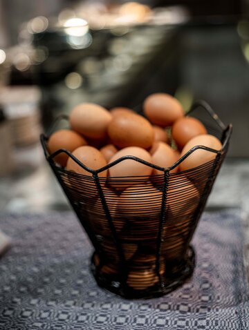 Eier zum Frühstück