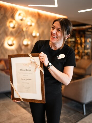 sustainability certificate in the hotel