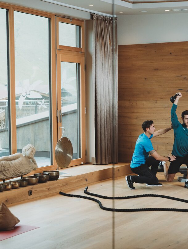 private fitness training on holiday in Tyrol