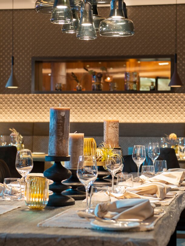 modern restaurant on a gourmet holiday in Tyrol