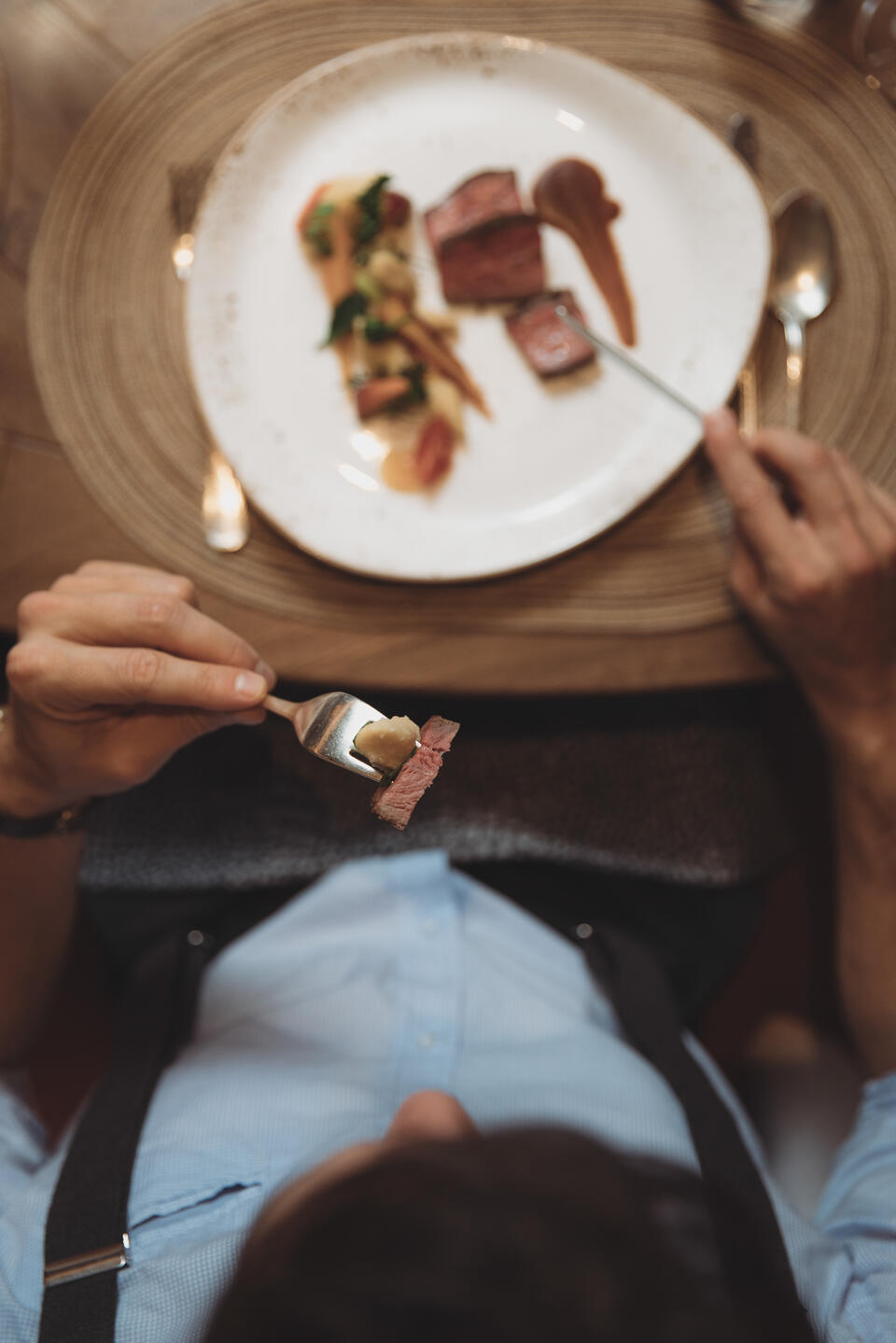 Abendessen im Hotel im Zillertal