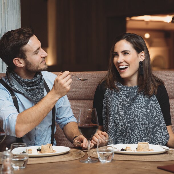 couple in love on holiday in Tyrol