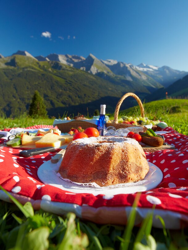 Picknick in den Zillertaler Alpen