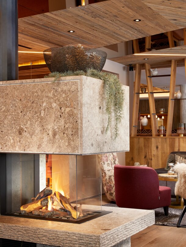 fire lounge in the hotel
