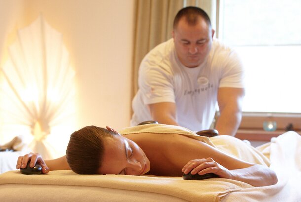energy massage in the wellness hotel 