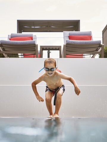child outdoor pool Tuxerhof