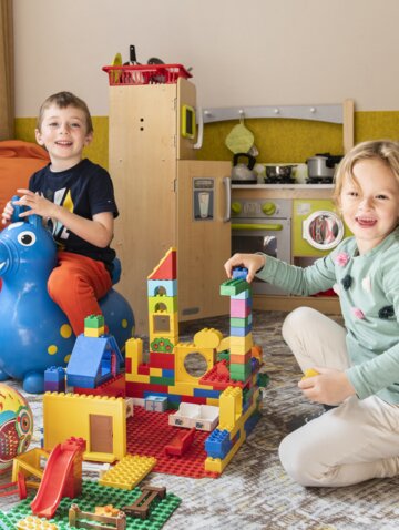children's playroom at the Tuxerhof