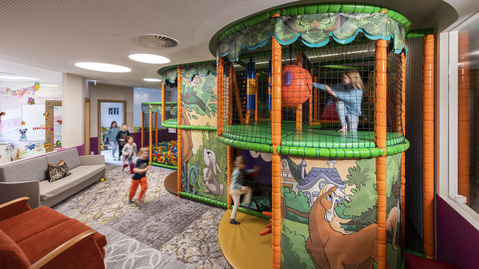hotel with indoor playground in the Zillertal