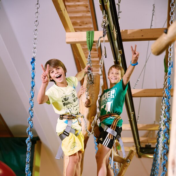 Hotel mit indoor Hochseilgarten in Tirol