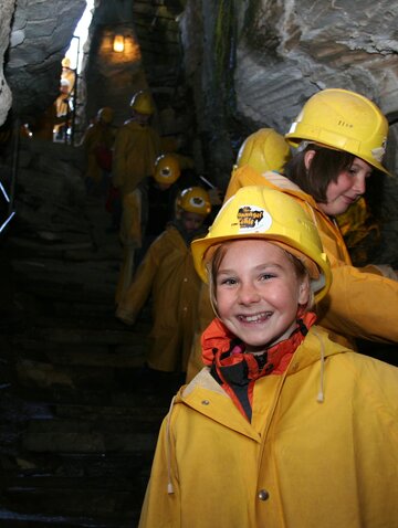 caving with children Zillertal