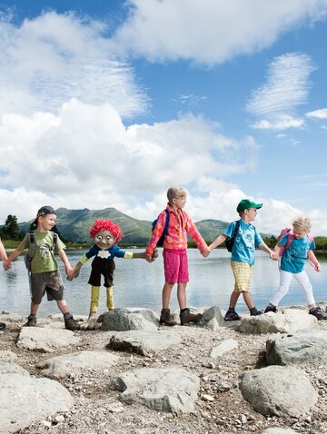 children's hike in the Zillertal