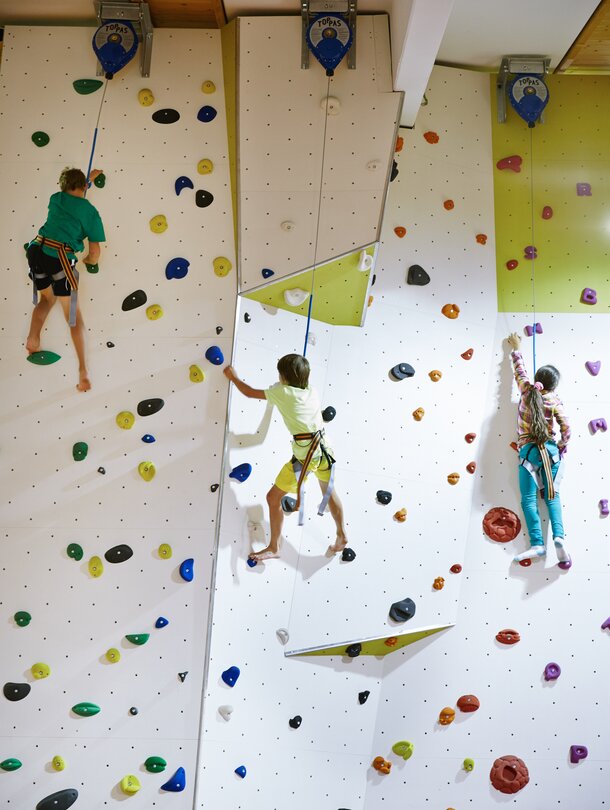 hotel in Tyrol with climbing hall