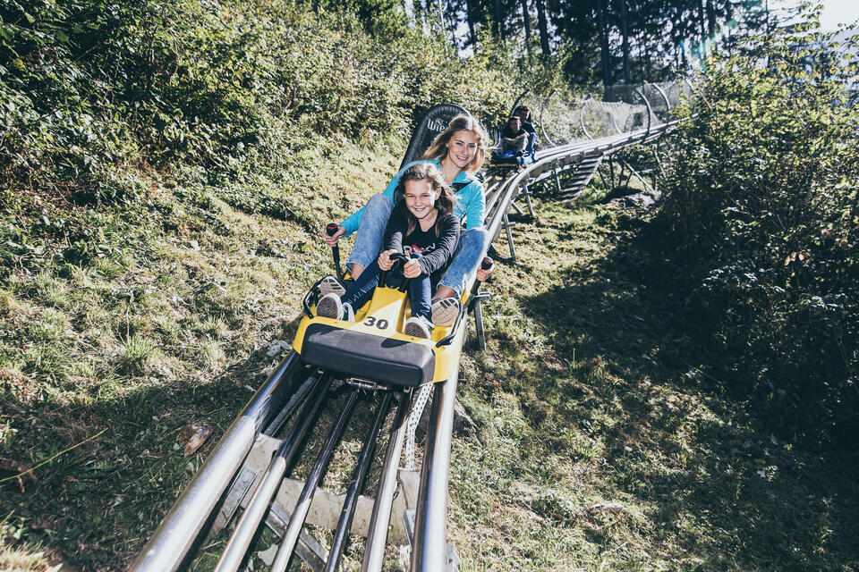 Arena Coaster in the Tyrol summer holiday