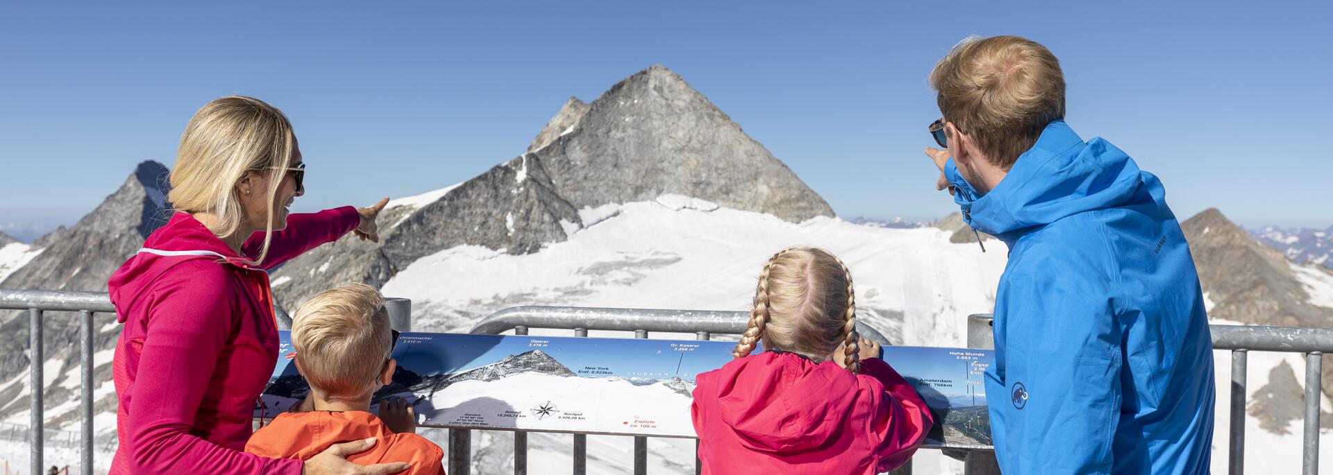 Familienurlaub am Gletscher in Tirol