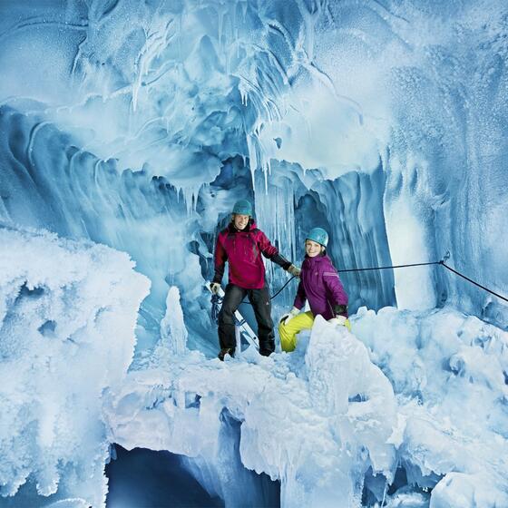 nature ice palace in the Tux Valley