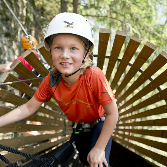 kids via ferrata in Tyrol