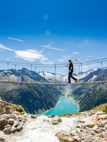 Brücke Wandern Zillertal
