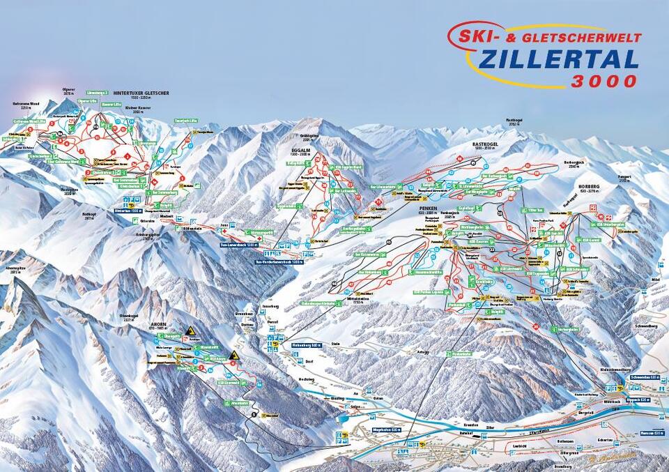 Ski and Glacier World Zillertal 3000