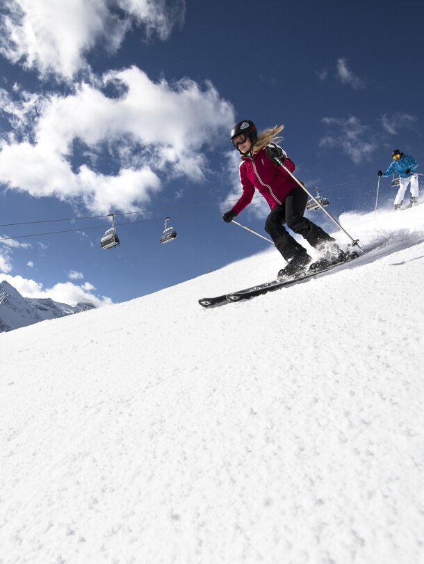 skiing in the zillertal
