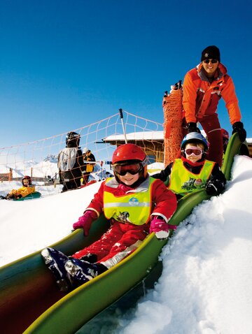 children's ski school in the family ski holiday Zillertal
